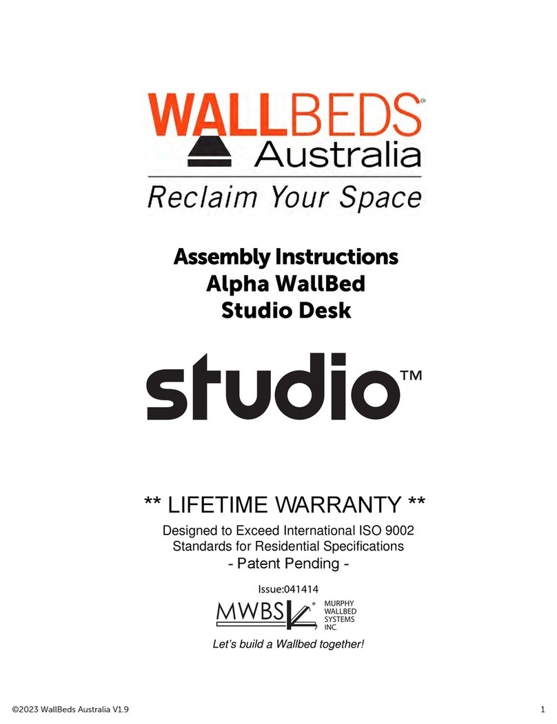 Wallbeds Australia Studio Alpha WallBed Assembly instructions