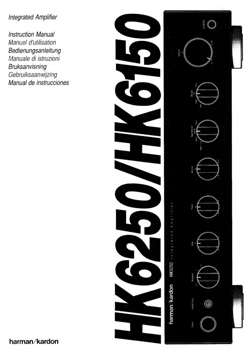 Harman Kardon HK6250 instruction manual