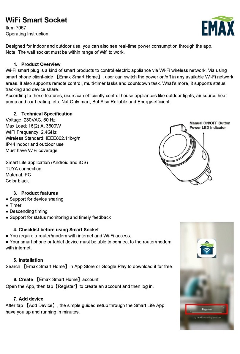 Emax 7967 Operating	 instruction