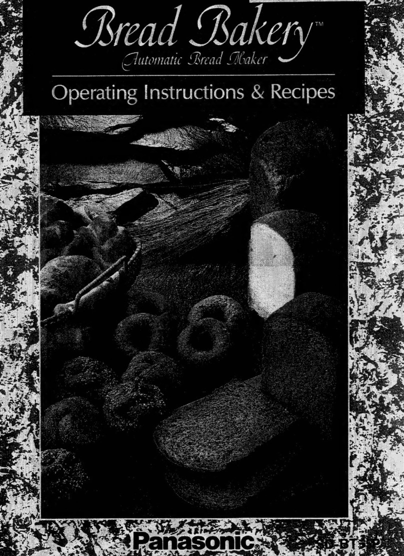 Panasonic Bread Bakery SD-BT55P Quick guide