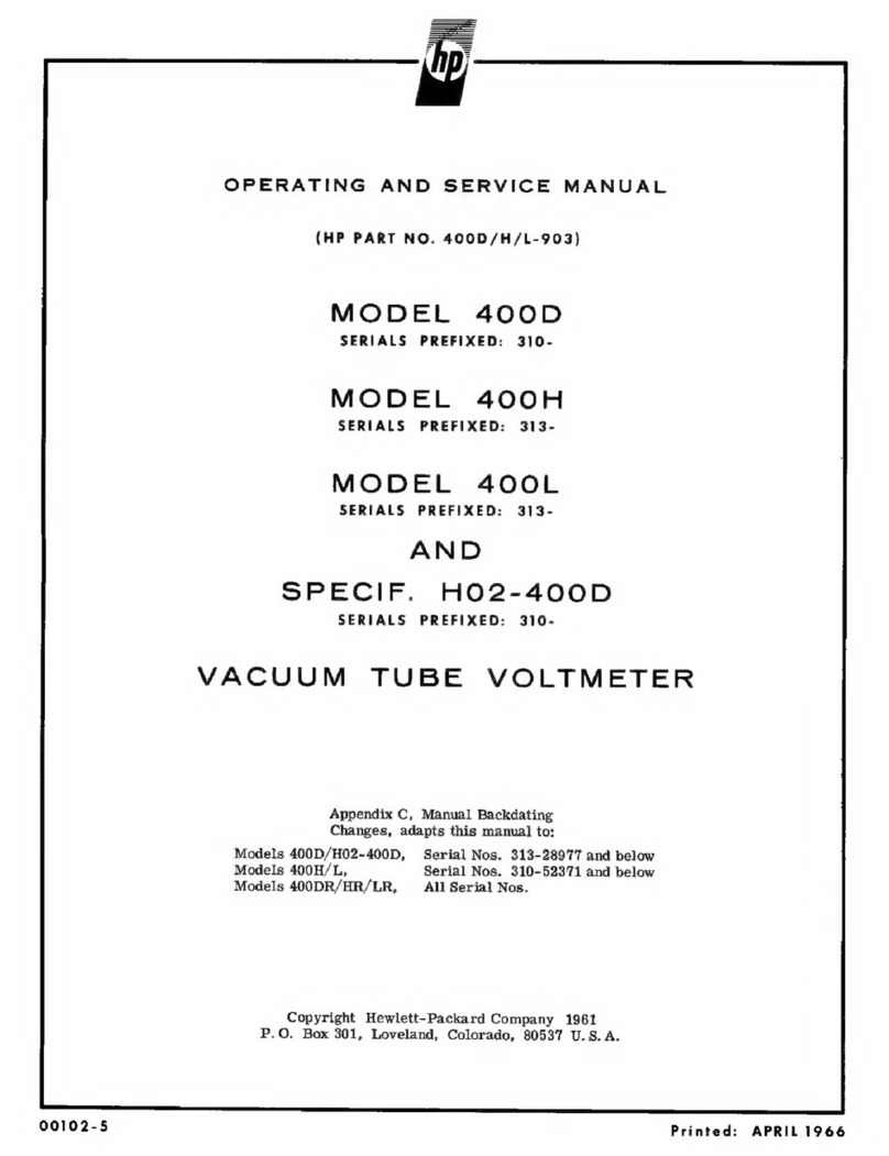 HP 400D Service manual