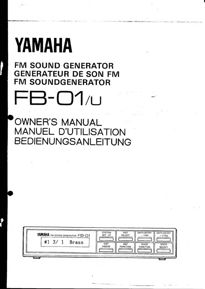 Yamaha FB-01/U User manual
