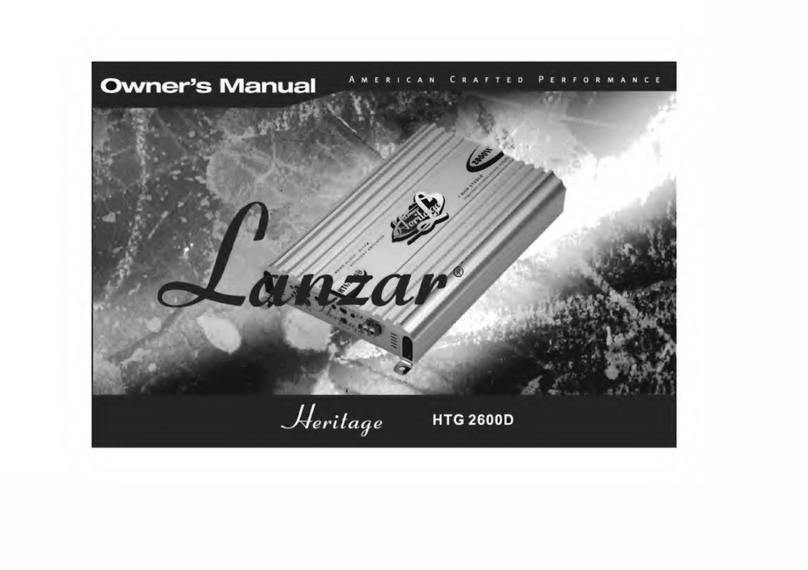 Lanzar HERITAGE HTG 2600D owner's manual