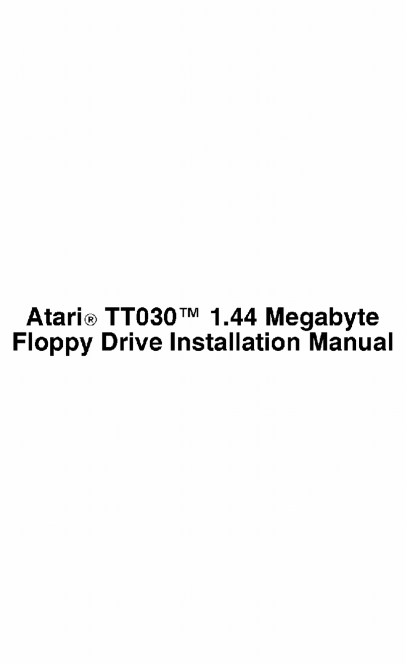 Atari TT030 installation manual