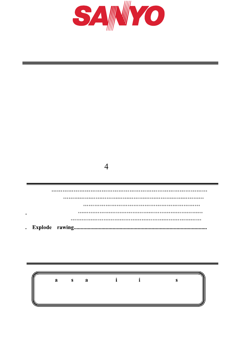 Sanyo XT-43A081U User manual
