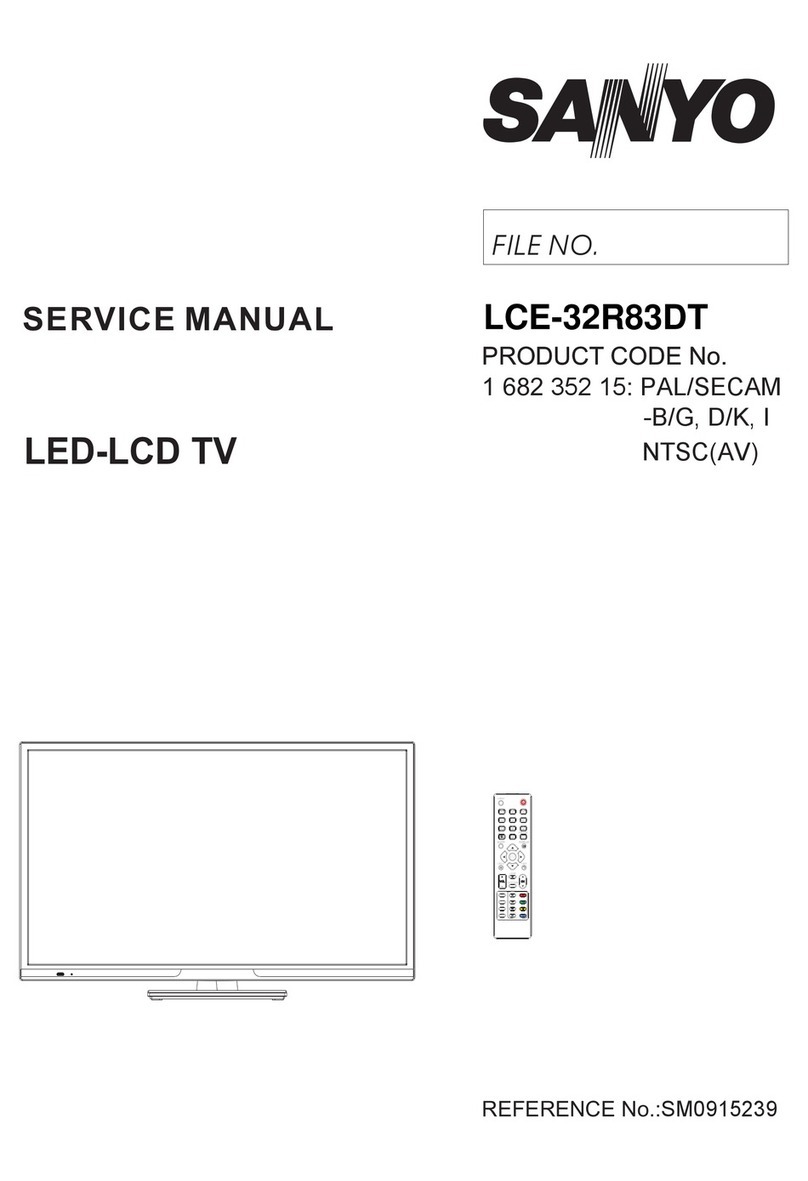 Sanyo LCE-32R83DT User manual