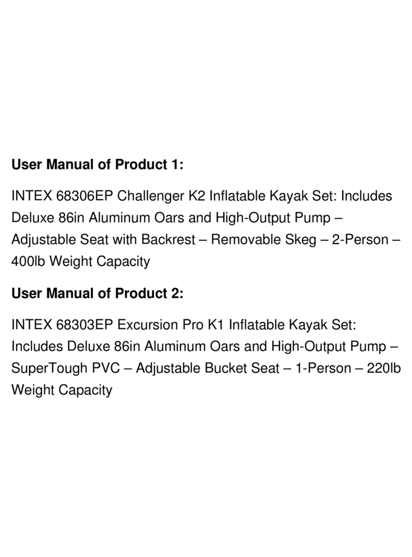 Intex Challenger K1 owner's manual