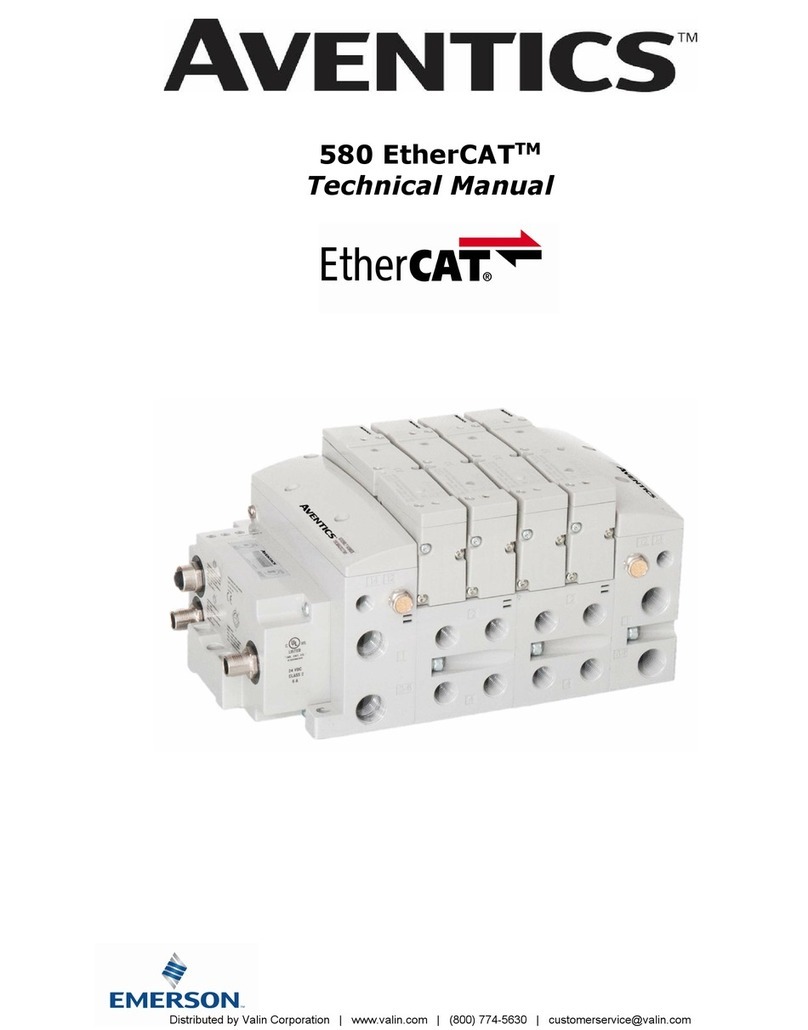 Emerson Aventics EtherCAT 580 User manual