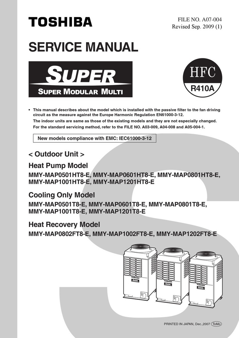 Toshiba MMY-MAP0501HT8-E Service manual Toshiba MMY-MAP0501HT8-E Service manual