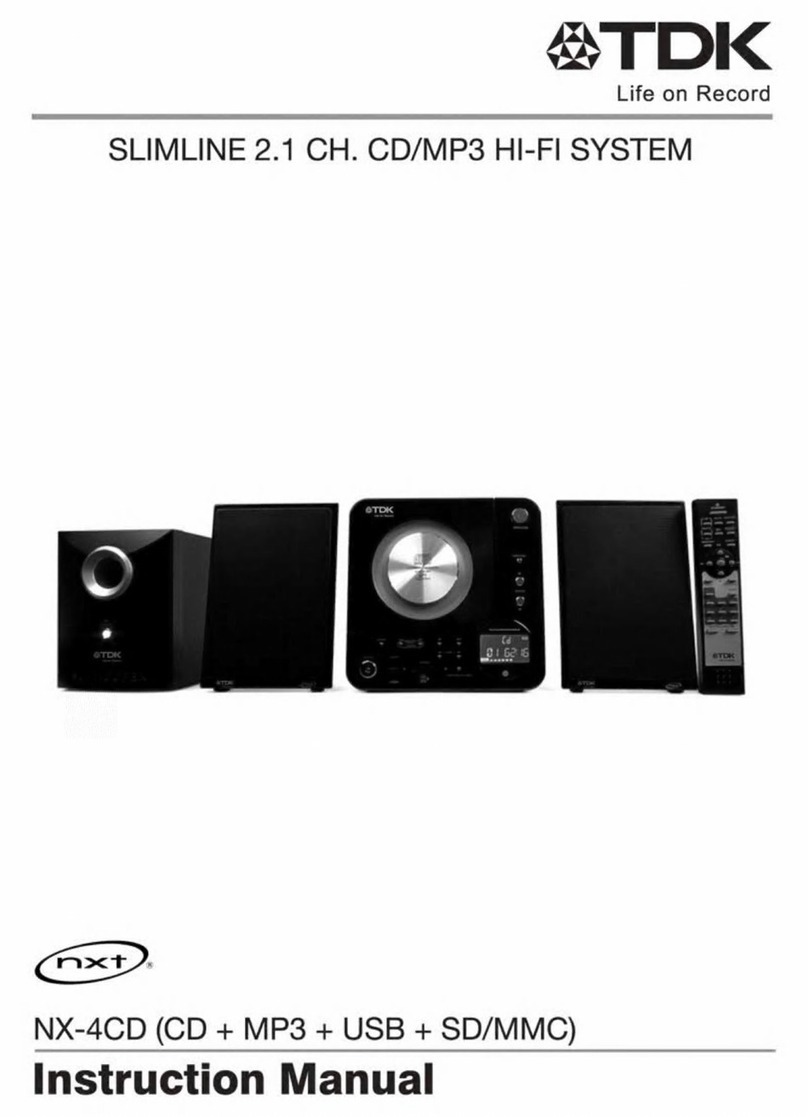 TDK NX-4CD User manual