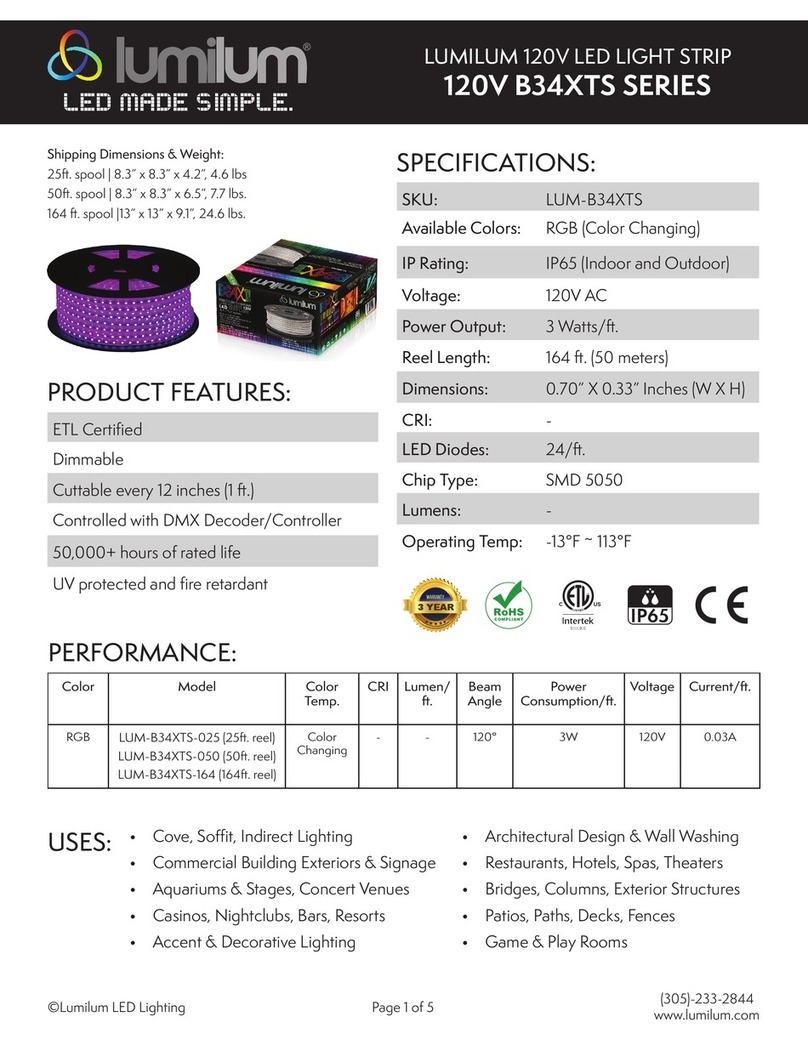 Lumilum B34XTS Series quick start guide