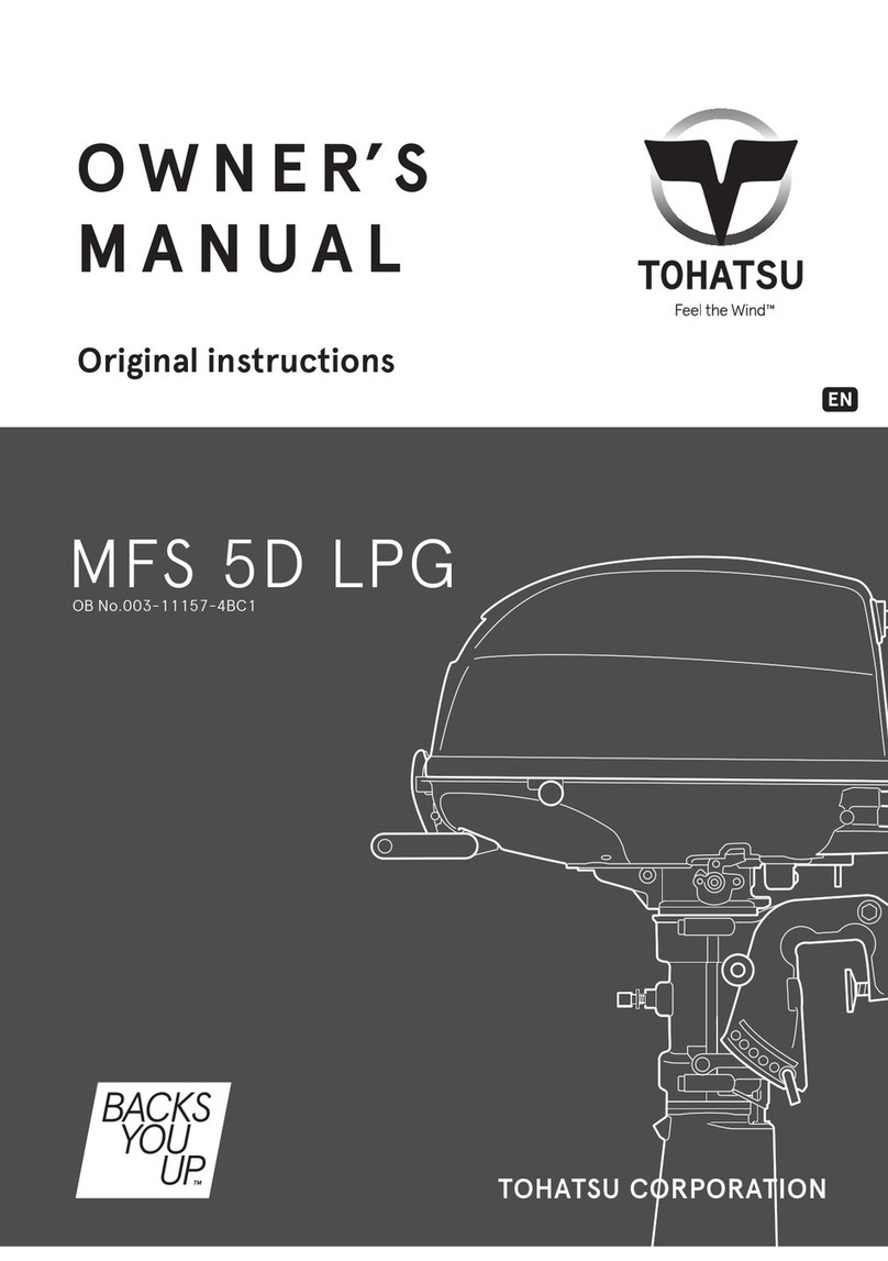 TOHATSU MFS 5D LPG User manual