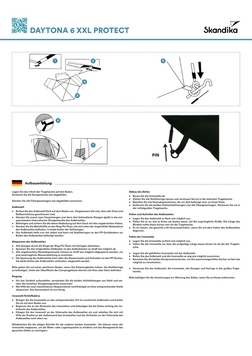 Skandika DAYTONA 6 XXL PROTECT User manual