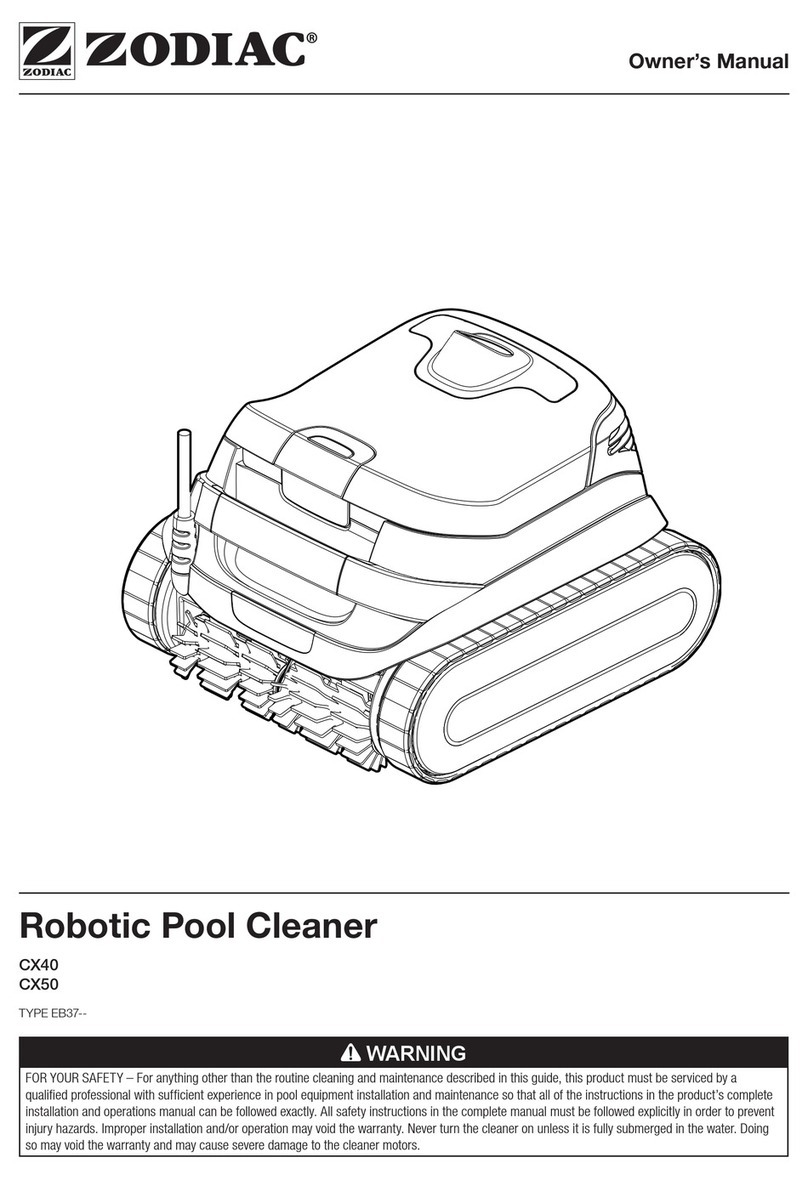Zodiac CX40 owner's manual