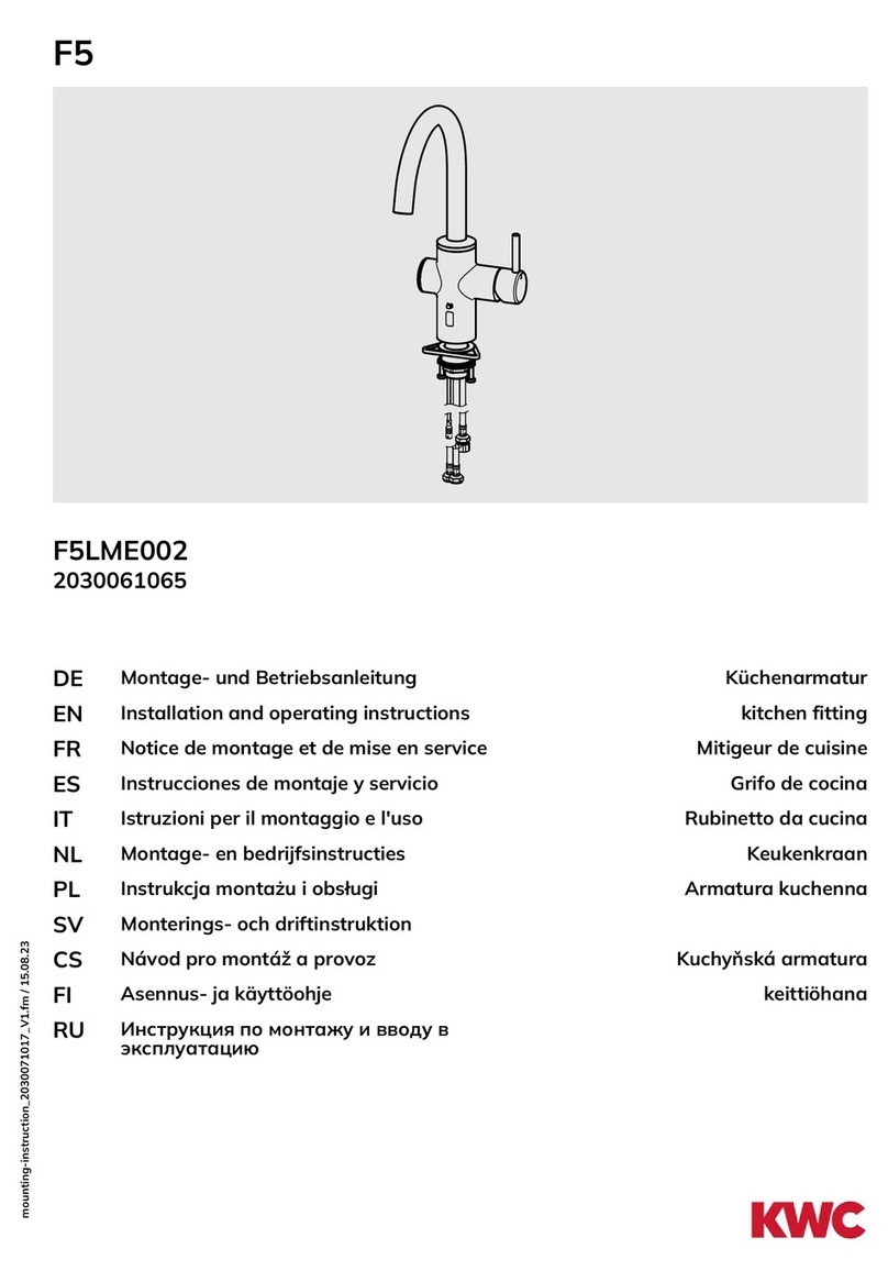 KWC F5LME002 User manual KWC F5LME002 User manual