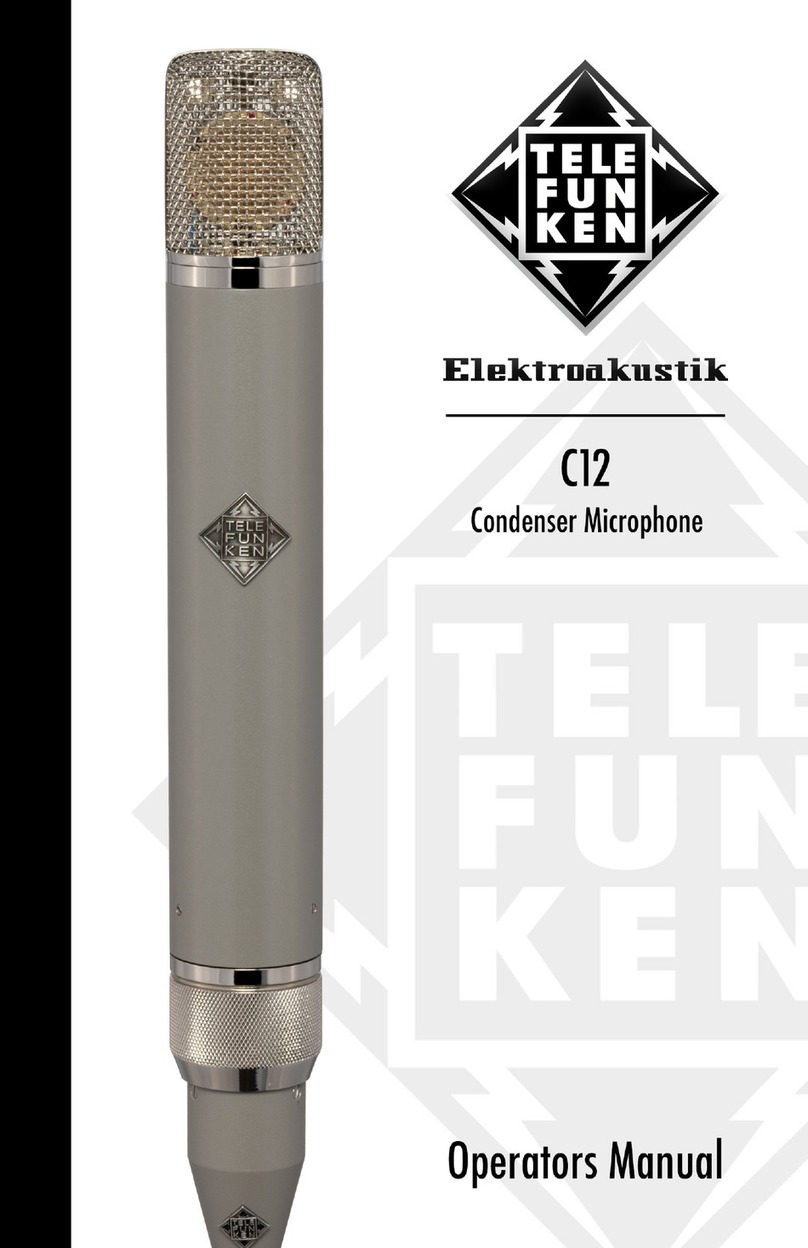 Telefunken C12 User manual