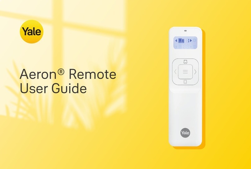 Yale Aeron Remote user guide