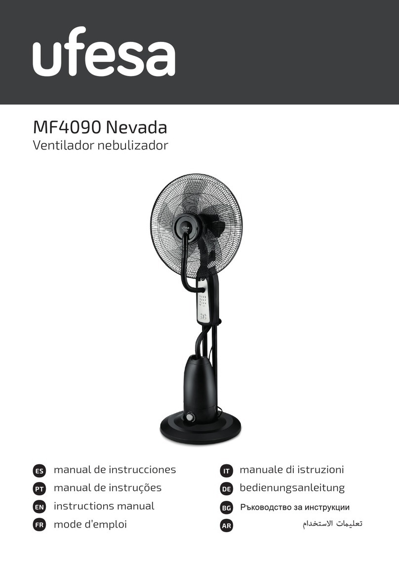 UFESA Nevada instruction manual