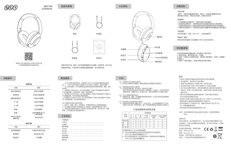 QCY H4 manual