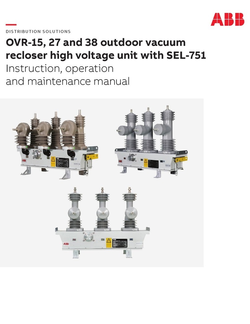 ABB OVR-15 Instruction, Operation and Maintenance Manual