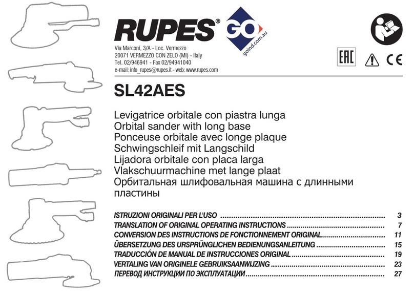 Rupes SL42AES Wiring diagram