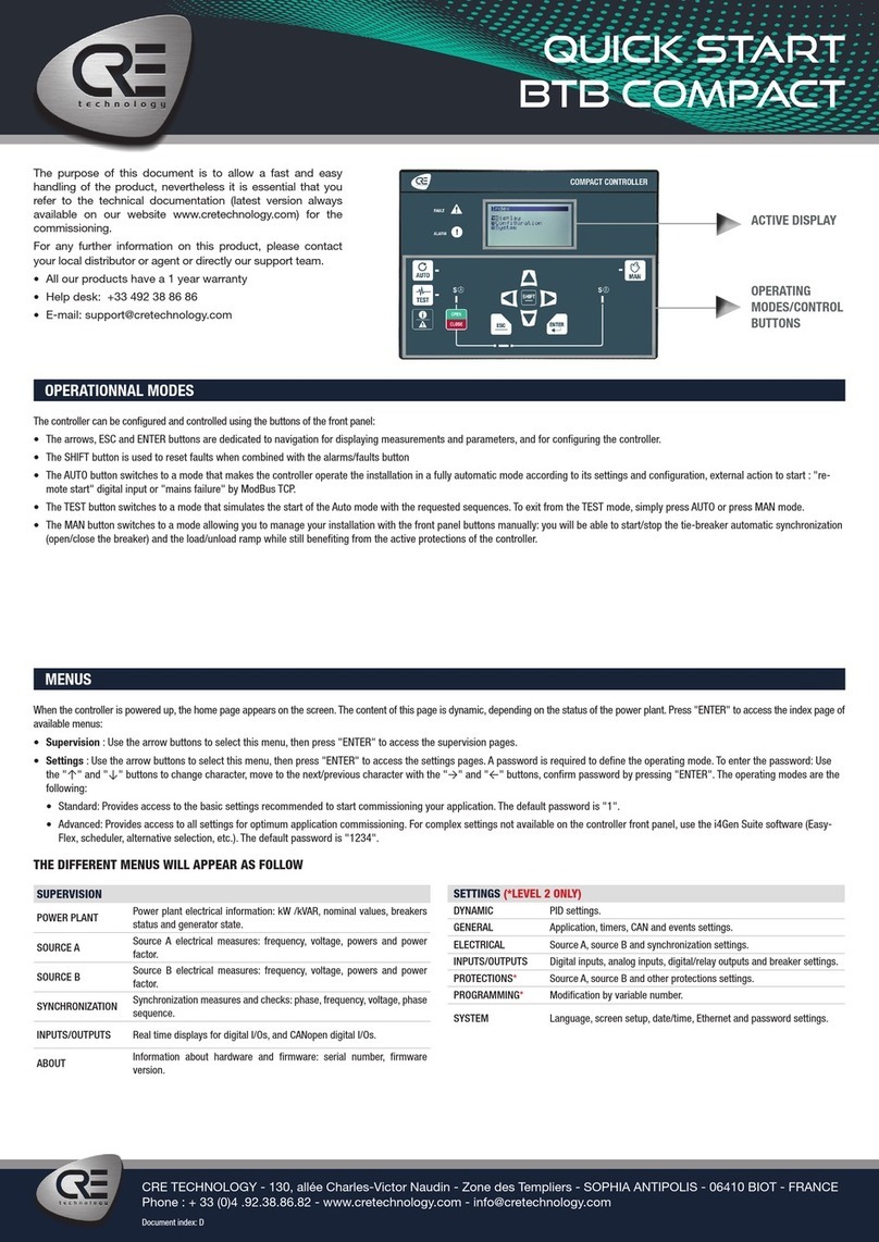 CRE BTB COMPACT quick start