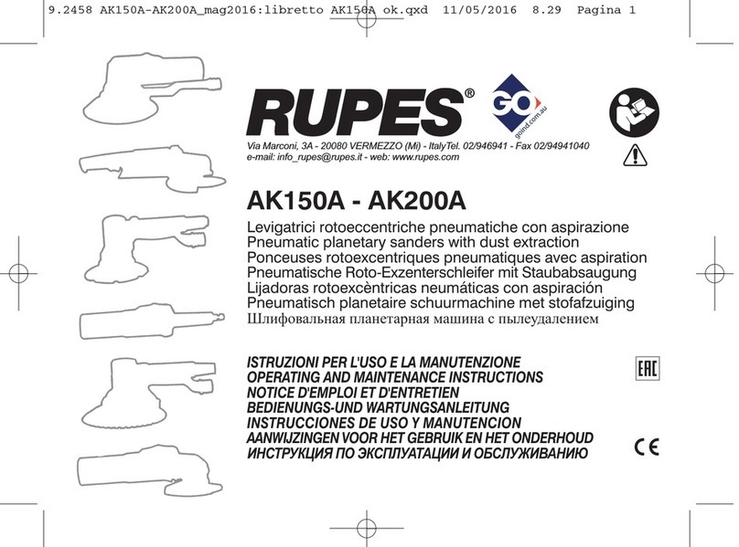 Rupes AK-150A Manual