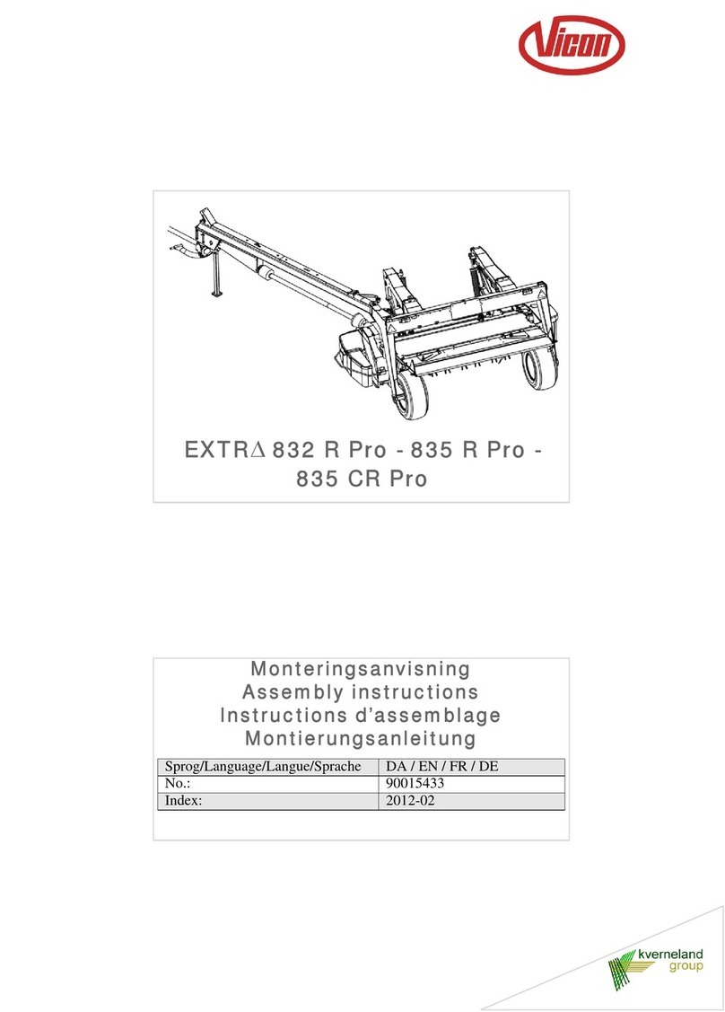 Vicon EXTRA 832 R Pro User manual Vicon EXTRA 832 R Pro User manual