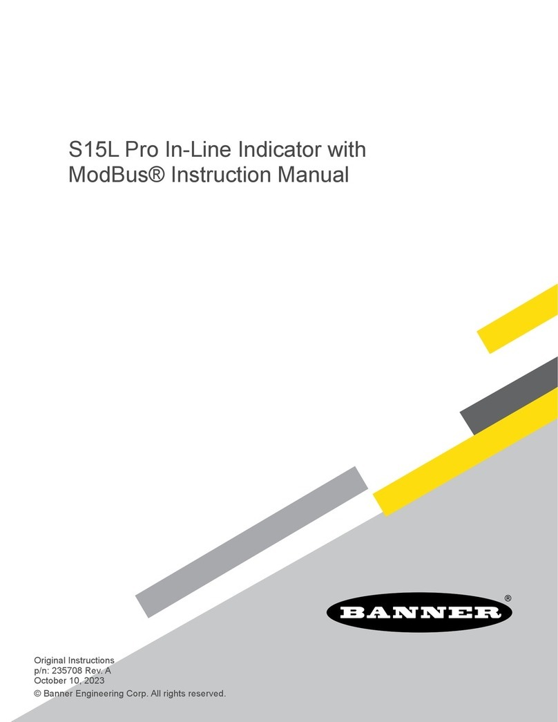 Banner S15L Pro User manual