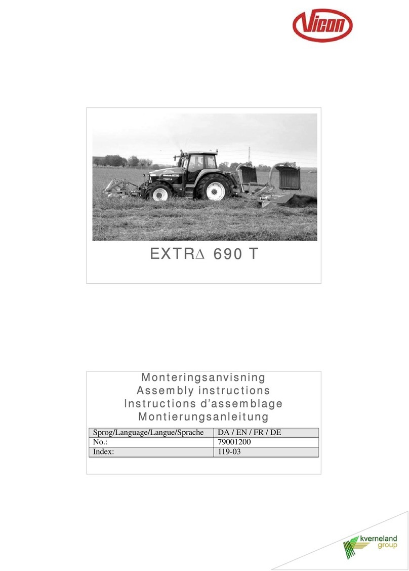 Vicon EXTRA 690 T Assembly instructions