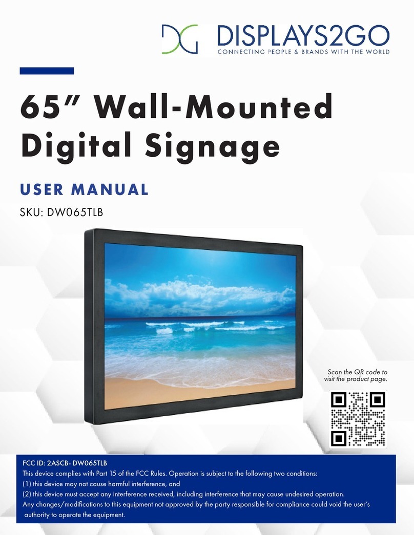 Displays2go DW065TLB user manual