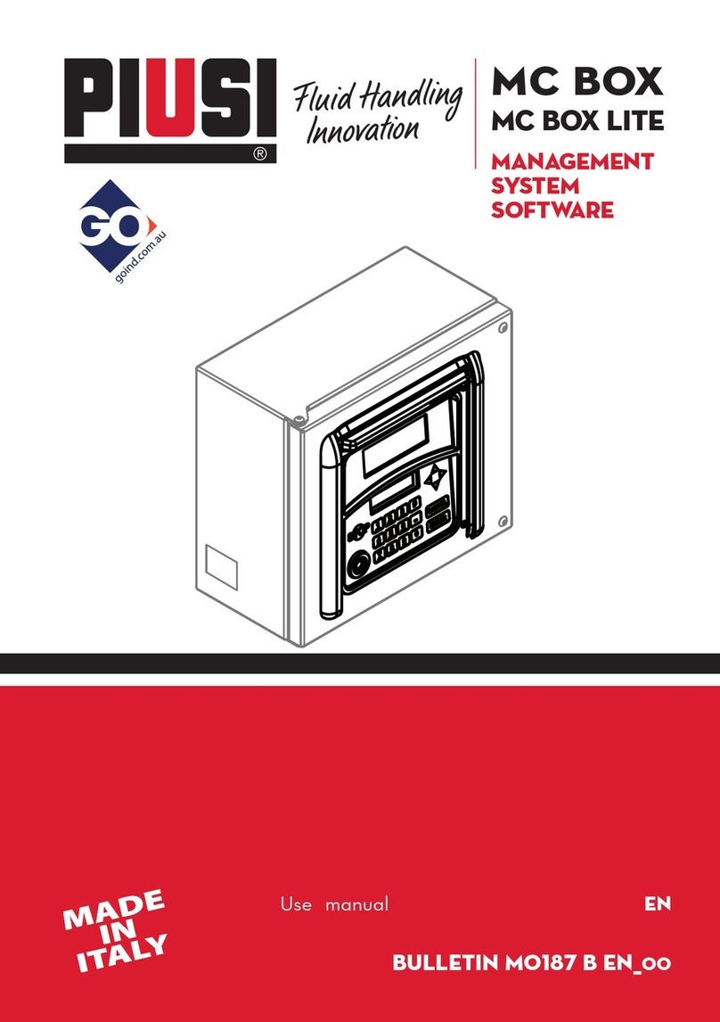 Piusi MC BOX User manual