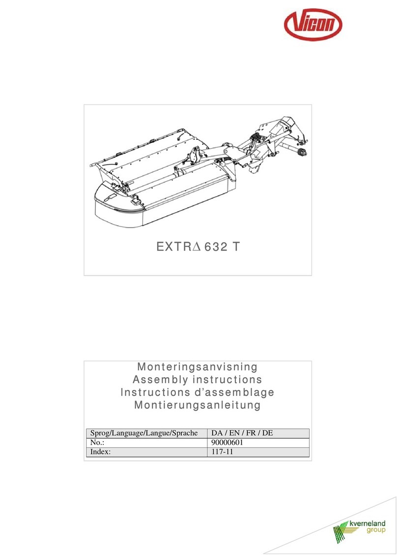 Vicon EXTRA 632 T Assembly instructions