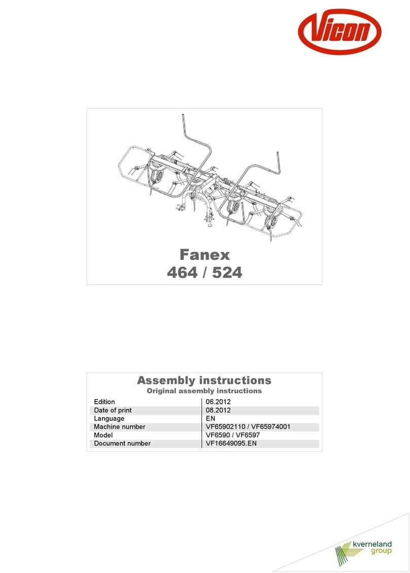 Vicon Fanex 464 Assembly instructions