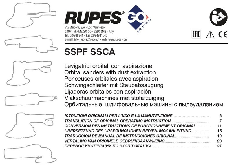 Rupes SSPF SSCA Wiring diagram