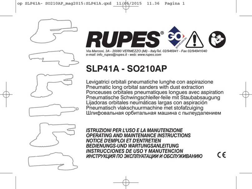 Rupes SLP41A Manual