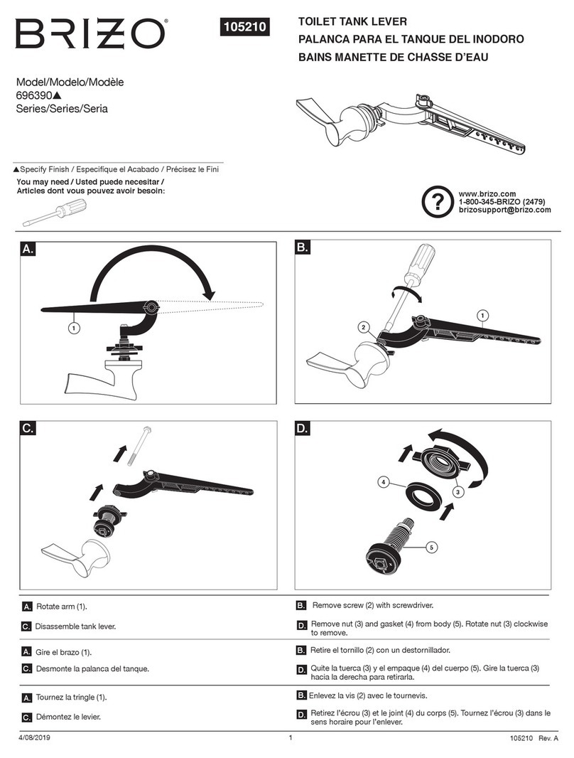 Brizo 696390-PC User manual