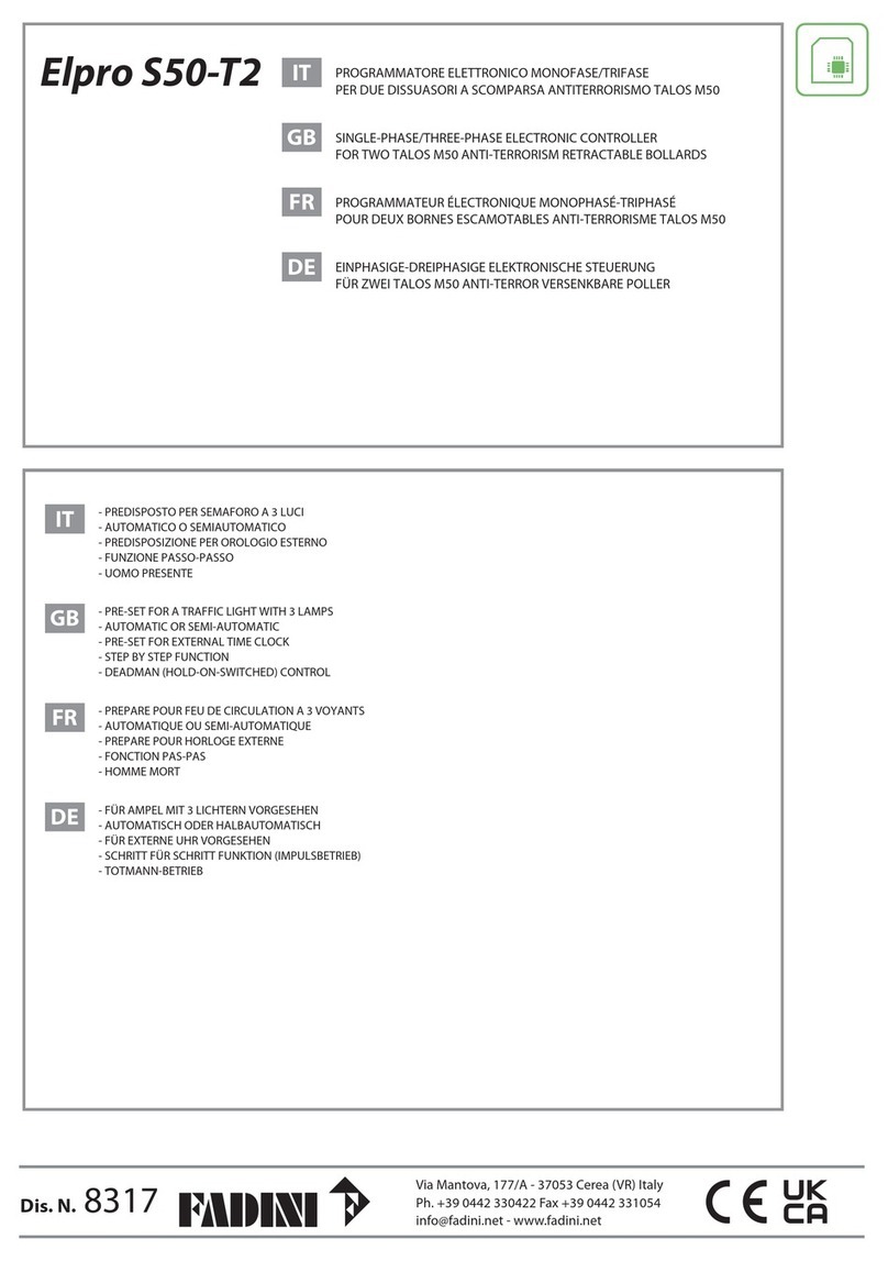 fadini Elpro S50-T2 manual
