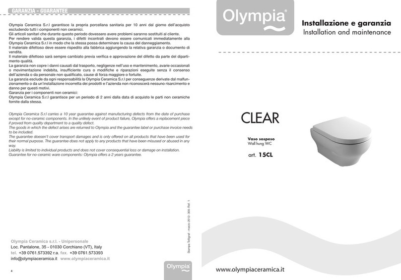 Olympia CLEAR 15CL Instruction Manual