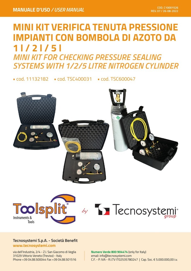 Tecnosystemi Toolsplit 11132182 user manual