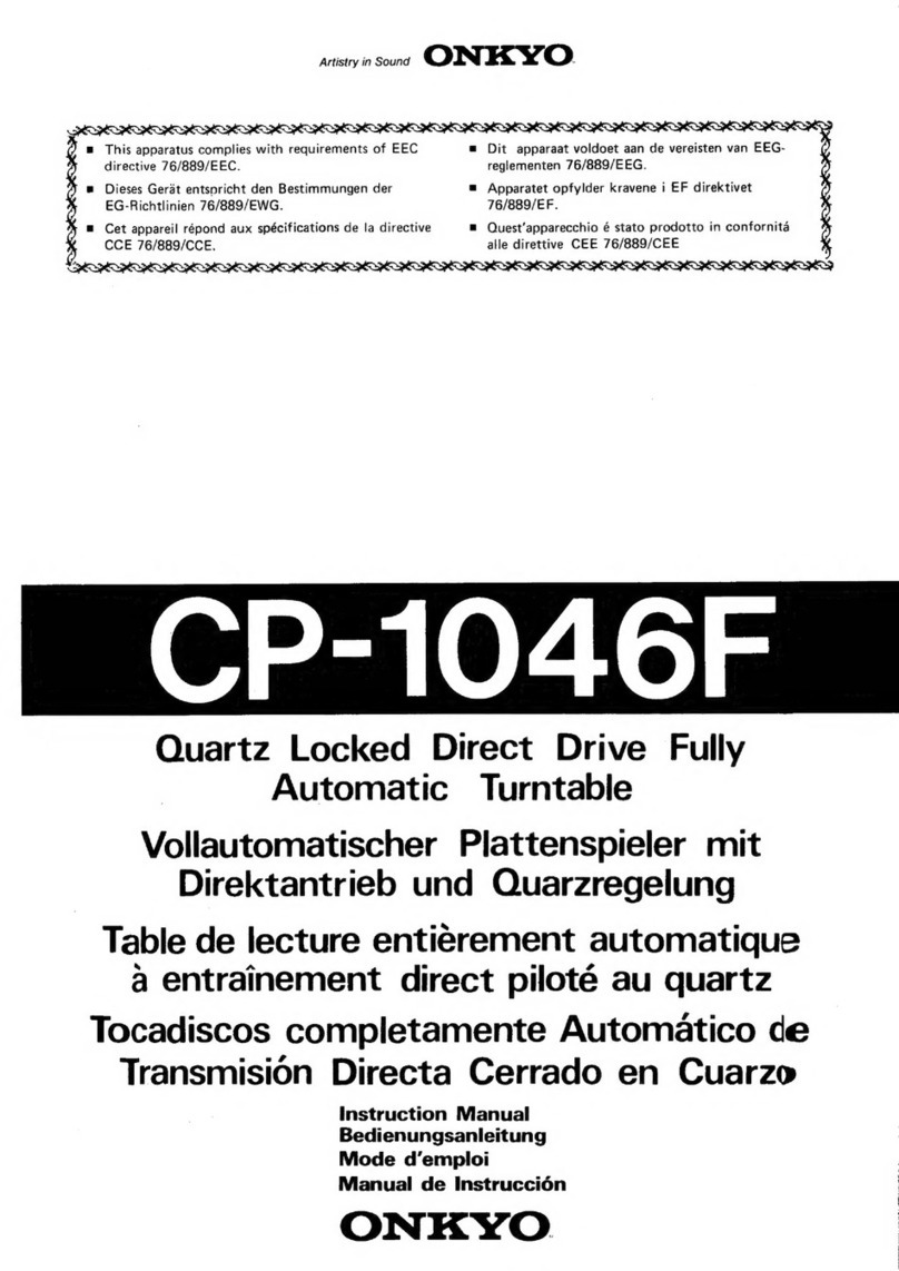 Onkyo CP-1046F instruction manual