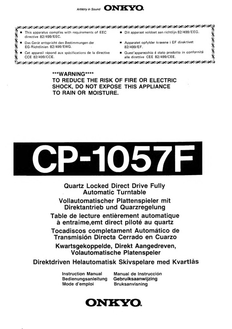 Onkyo CP-1057F instruction manual