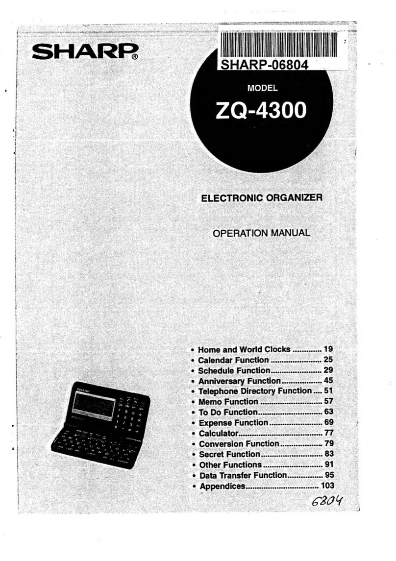 Sharp ZQ-4300 User manual