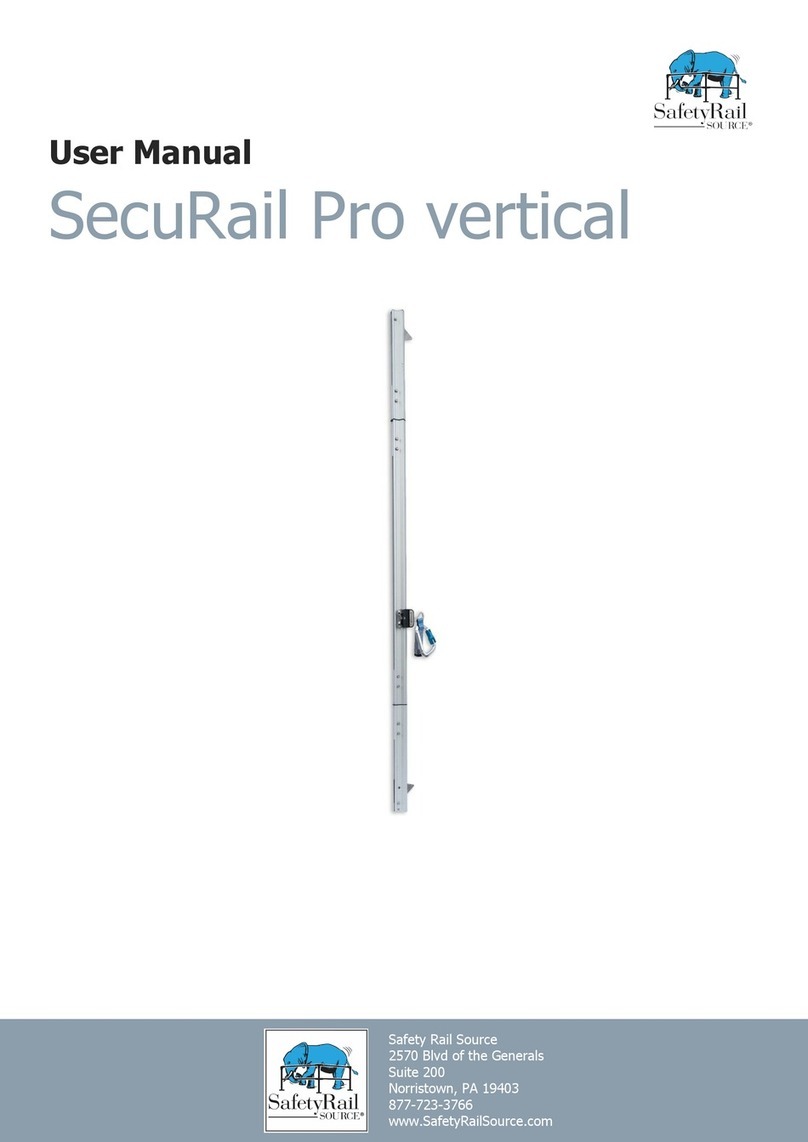 Safety Rail Source SecuRail Pro vertical user manual