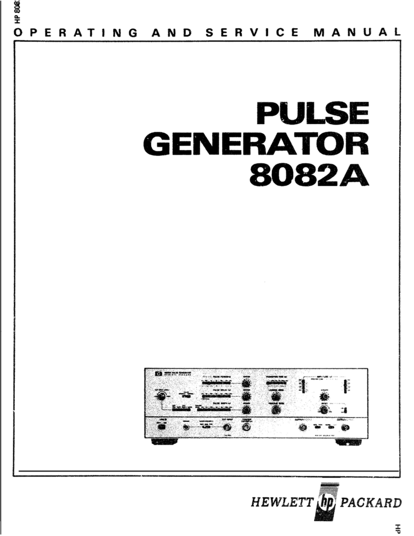 HP 8082a Service manual