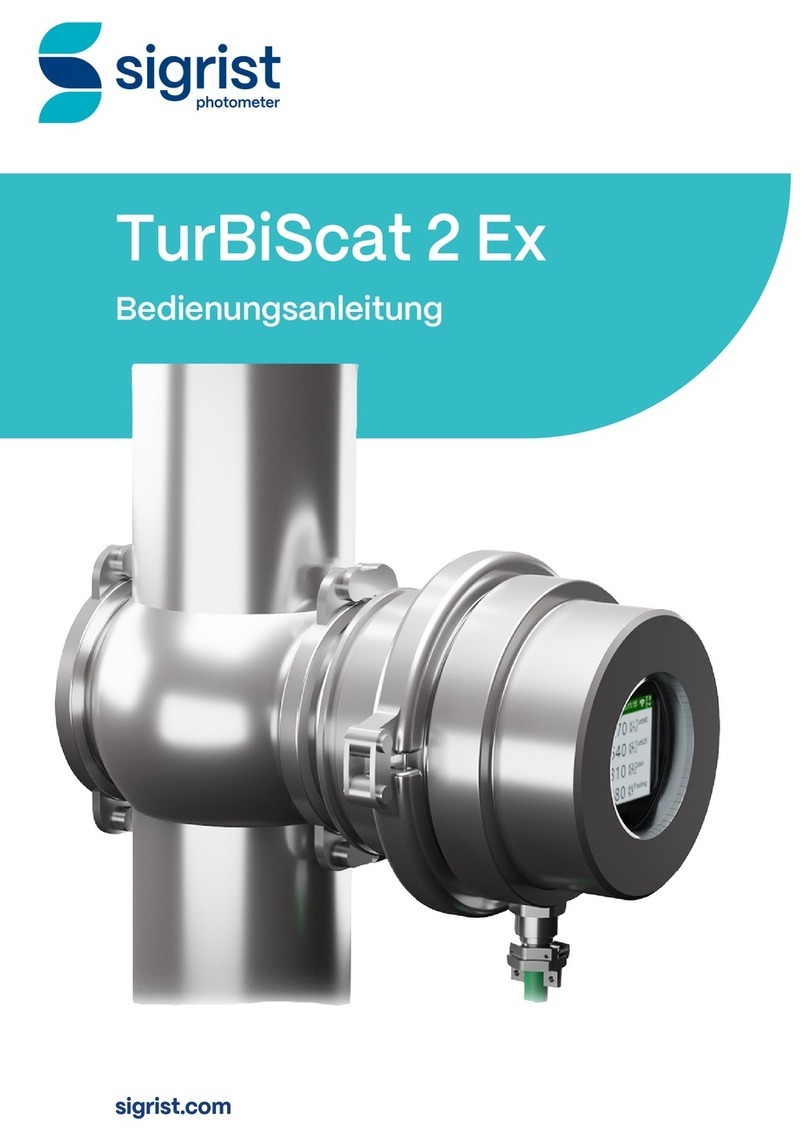 SIGRIST TurBiScat 2 Ex operating manual