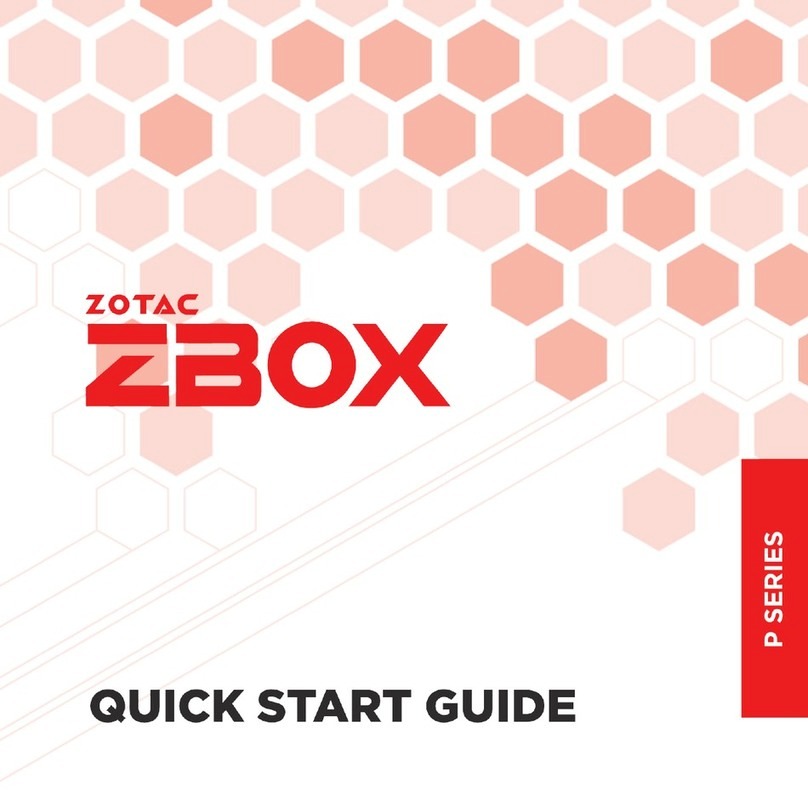 Zotac ZBOX P Series User manual