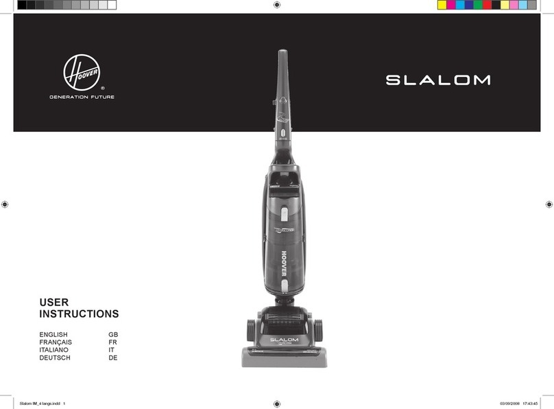 Hoover SLALOM User manual