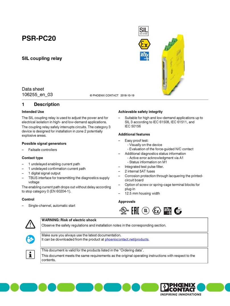 Phoenix Contact PSR-PC20 operating manual
