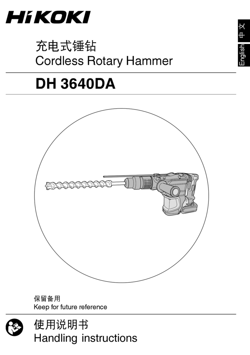 HIKOKI DH 3640DA User manual HIKOKI DH 3640DA User manual